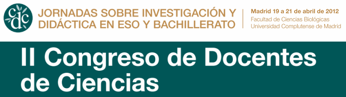 II Congreso de Docentes de Ciencias. Jornadas sobre investigacin y didctica en ESO y bachillerato.
