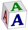 logotipo A cubo